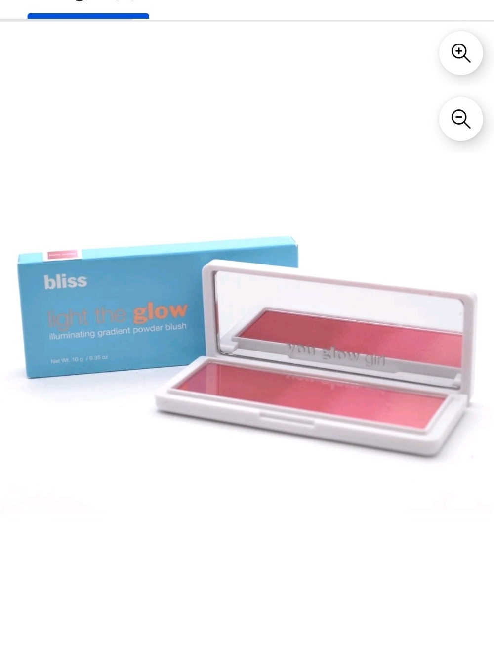 Bliss Light the Glow Illuminating Gradient Powder Blush in Berry Parfait NEW